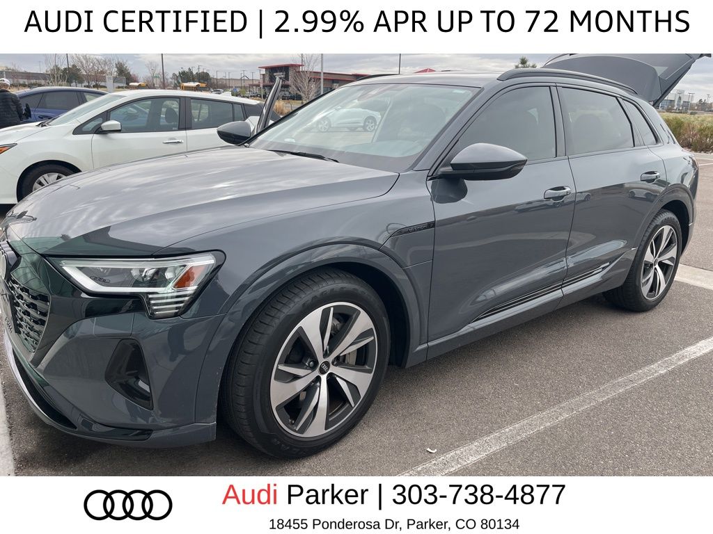 Magnet Gray 2024 Audi Q8 e-tron quattro Premium AWD SUV / Crossover All-Wheel Drive Automatic