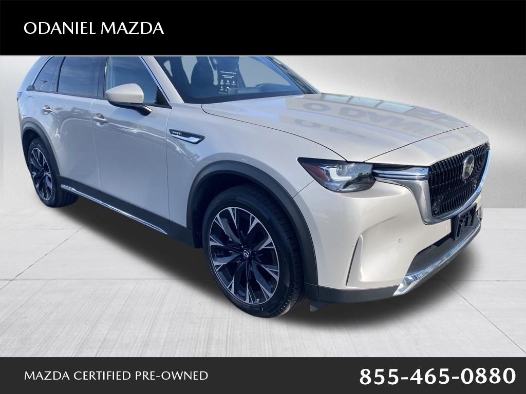 Gray (Platinum Quartz) 2024 Mazda CX-90 SUV / Crossover All-Wheel Drive 8-Speed Automatic