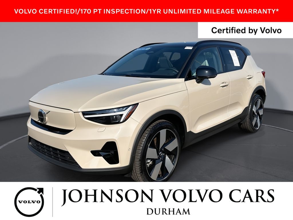 Sand Dune Metallic 2025 Volvo EX40 SUV / Crossover All-Wheel Drive 1-Speed Automatic