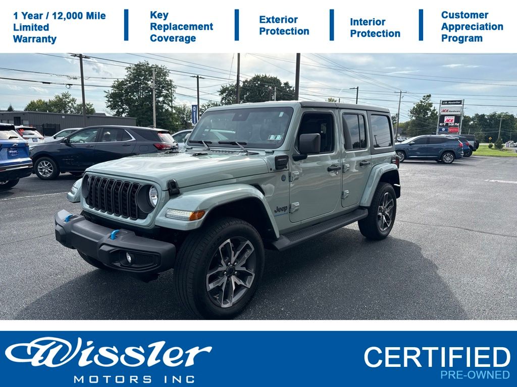 Earl Clearcoat 2024 Jeep Wrangler 4xe SUV / Crossover Four-Wheel Drive 8-Speed Automatic