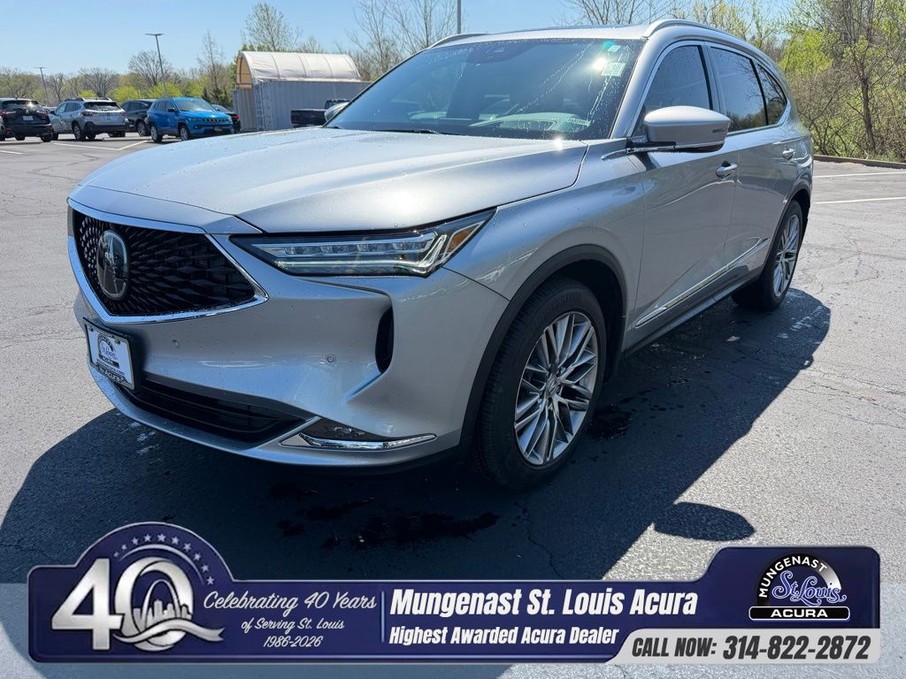 Lunar Silver Metallic 2024 Acura MDX SH-AWD with Advance Package SUV / Crossover All-Wheel Drive Automatic