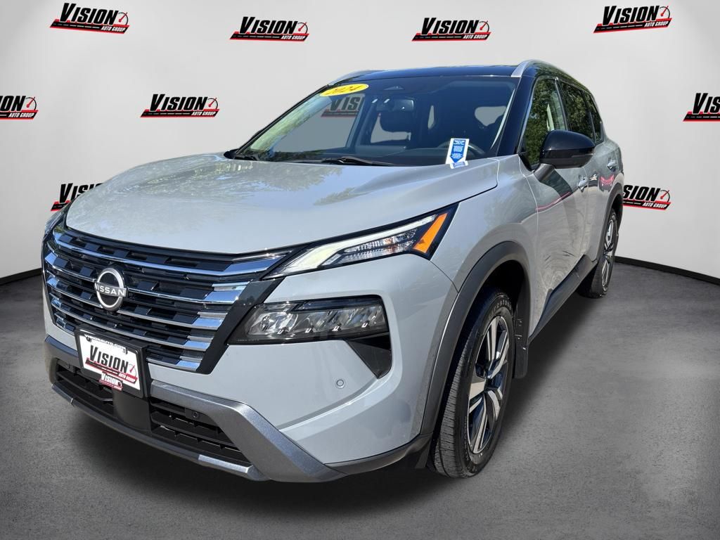 Boulder Gray Pearl 2024 Nissan Rogue SUV / Crossover All-Wheel Drive Continuously Variable Transmission