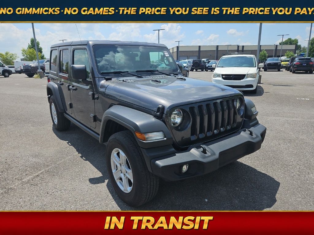 Gray (Granite Crystal Metallic Clearcoat) 2022 Jeep Wrangler SUV / Crossover Four-Wheel Drive 8-Speed Automatic