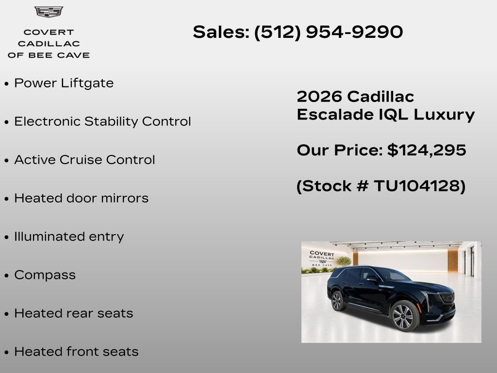 New 2026 Black Cadillac Luxury image 14