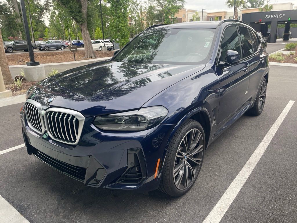 Tanzanite Blue II Metallic 2022 BMW X3 xDrive30i AWD SUV / Crossover All-Wheel Drive 8-Speed Automatic