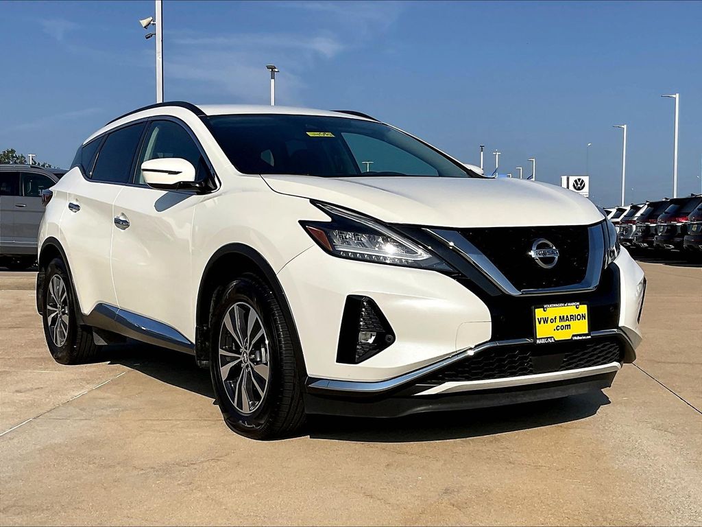 Pearl White Tricoat 2021 Nissan Murano SUV / Crossover Front-Wheel Drive Continuously Variable Transmission