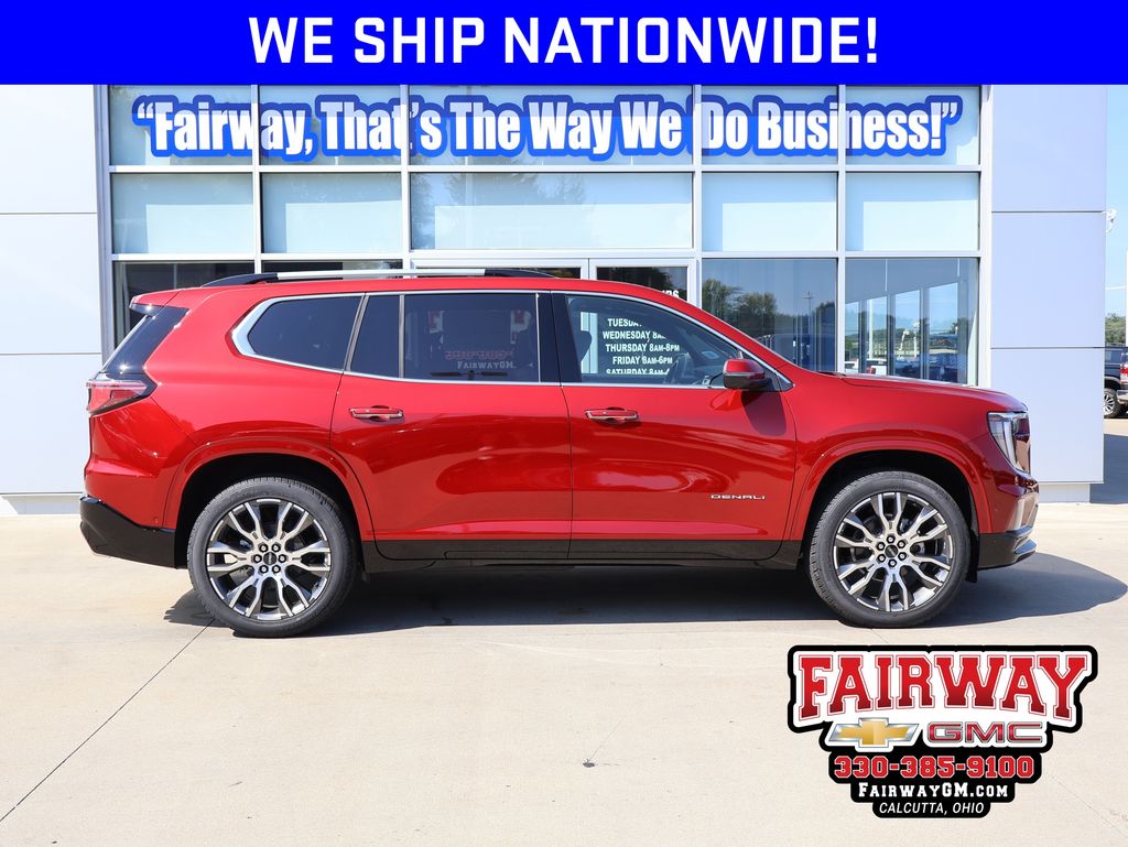 Volcanic Red Tintcoat 2026 GMC Acadia SUV / Crossover Four-Wheel Drive 8-Speed Automatic