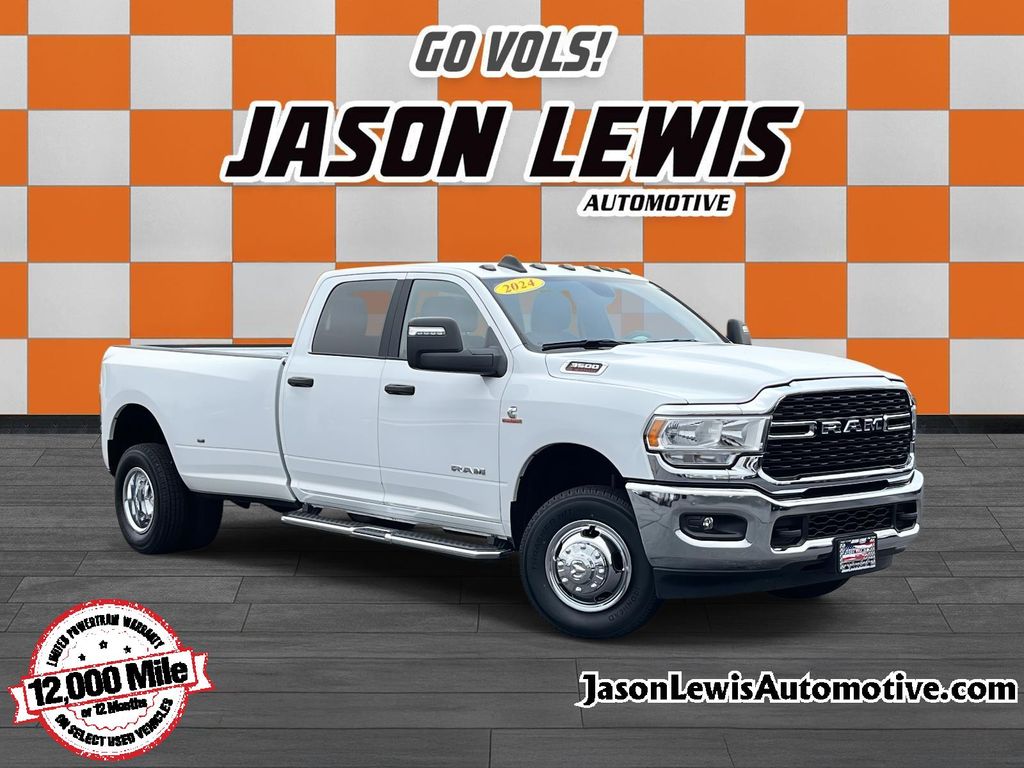 Bright White Clearcoat 2024 RAM 3500 Pickup Truck Four-Wheel Drive 6-Speed Automatic