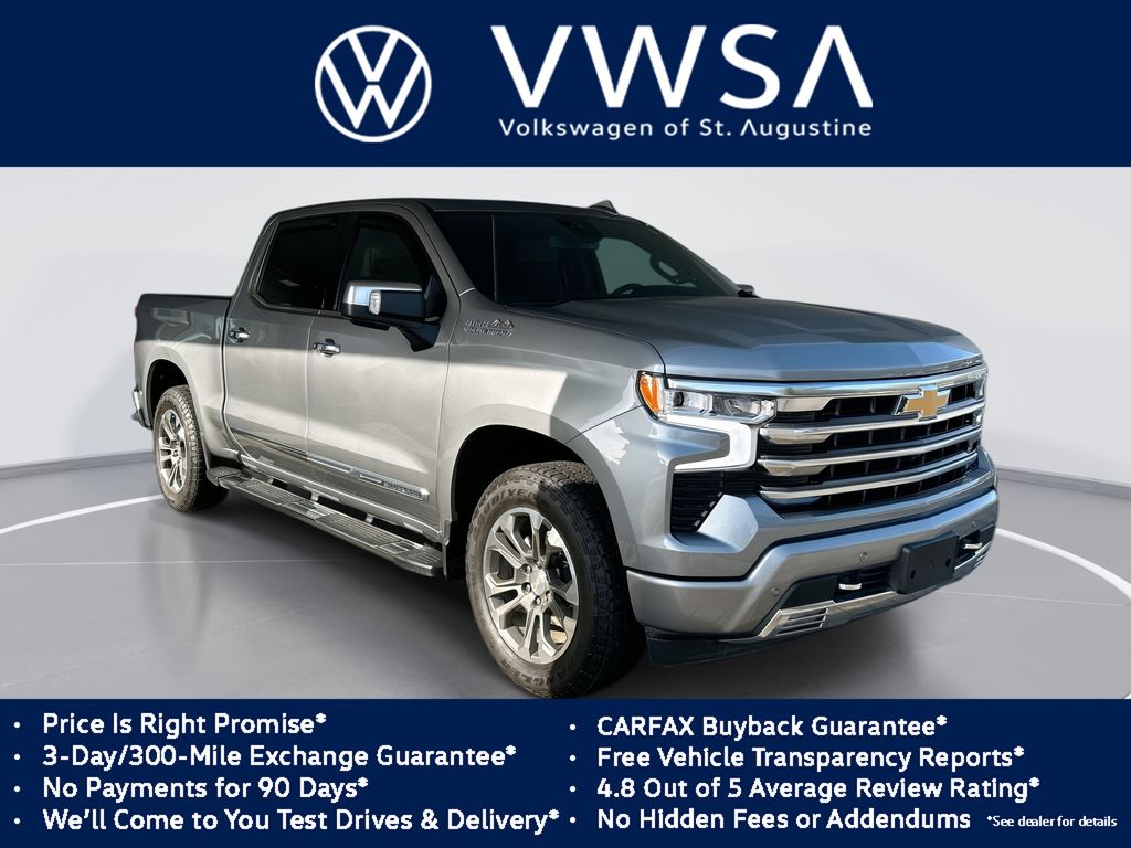 Sterling Gray Metallic 2025 Chevrolet Silverado 1500 Pickup Truck Four-Wheel Drive Automatic