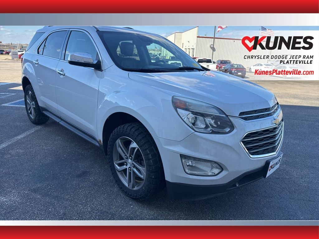 White (Iridescent Pearl Tricoat) 2017 Chevrolet Equinox SUV / Crossover All-Wheel Drive 6-Speed Automatic Overdrive