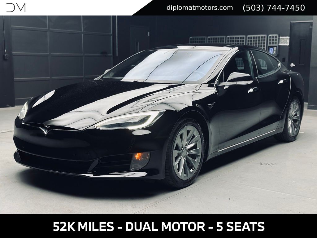 Black 2016 Tesla Model S Sedan All-Wheel Drive 1-Speed Automatic