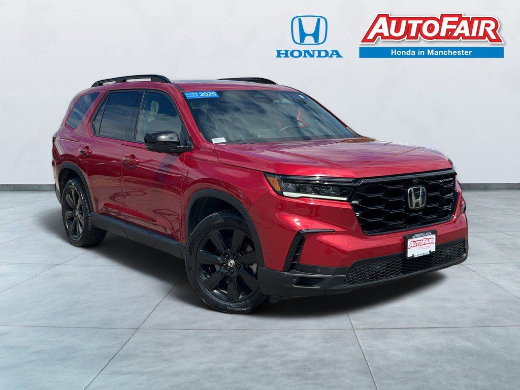 Radiant Red Metallic II 2025 Honda Pilot SUV / Crossover All-Wheel Drive Automatic