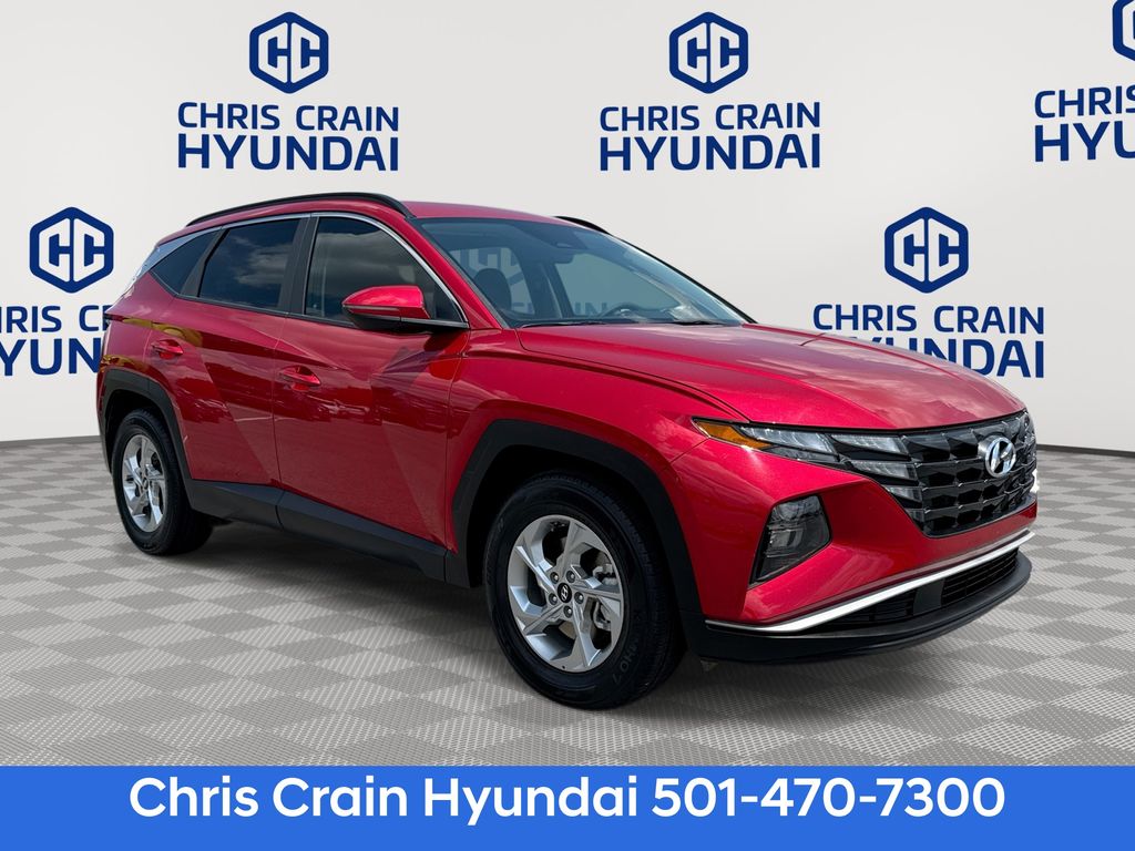 Calypso Red 2023 Hyundai Tucson SUV / Crossover Front-Wheel Drive 8-Speed Automatic