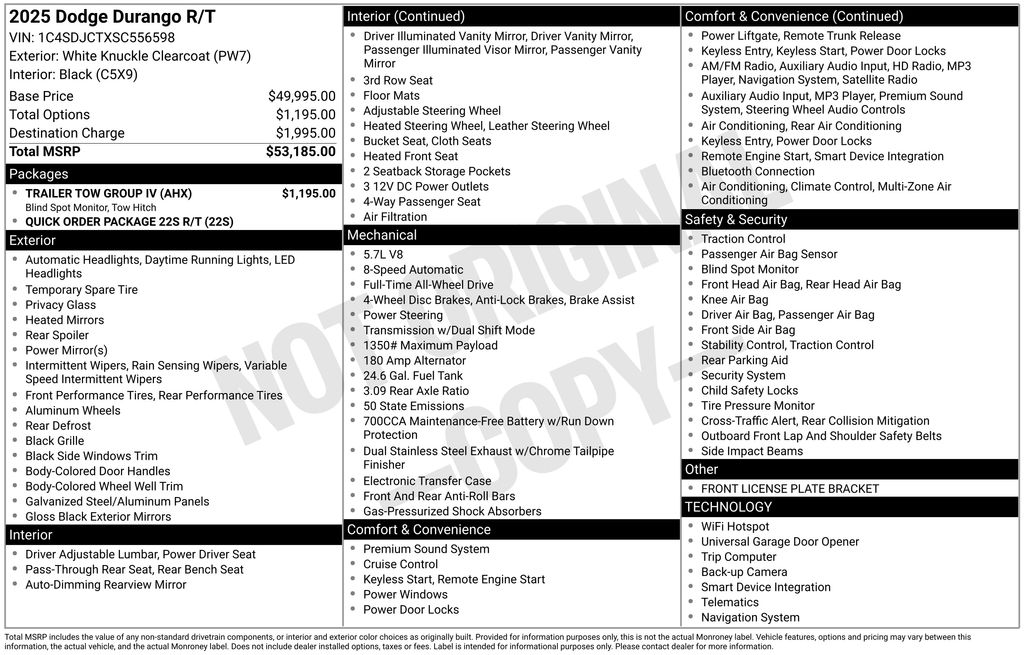 Certified Used 2025 White Dodge R/T image 6