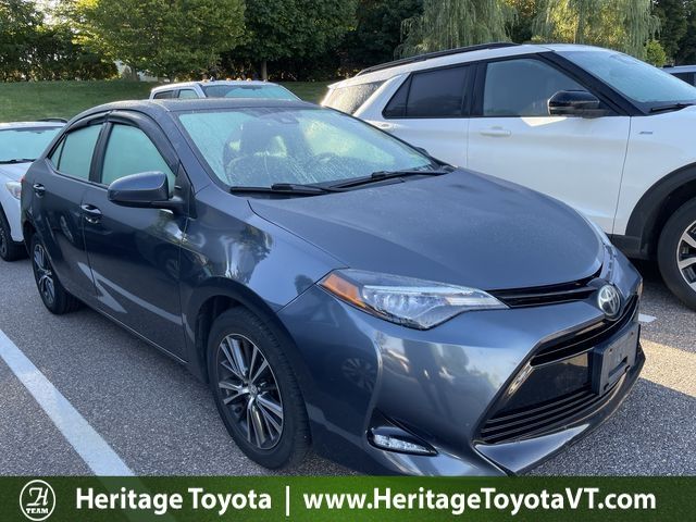 Gray 2017 Toyota Corolla Sedan Front-Wheel Drive Continuously Variable Transmission