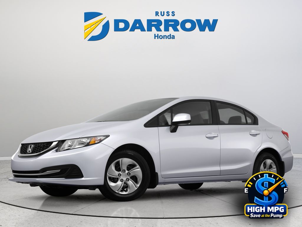 Silver 2013 Honda Civic Sedan Front-Wheel Drive 5-Speed Automatic