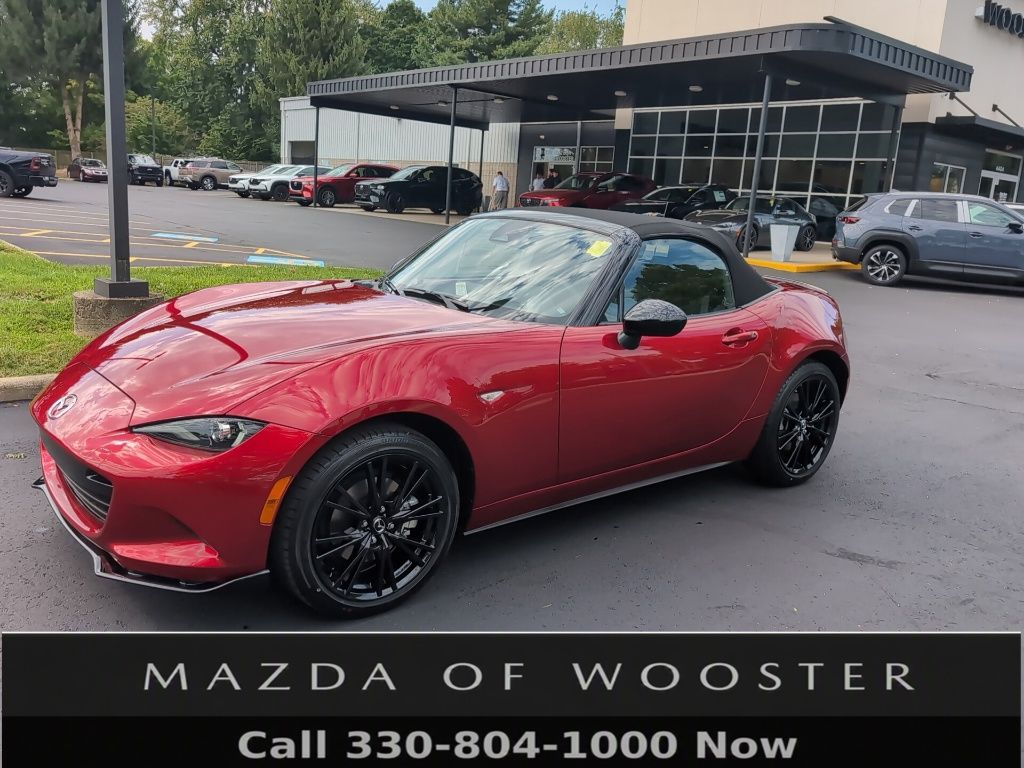 Soul Red Crystal Metallic 2026 Mazda MX-5 Miata Convertible Rear-Wheel Drive 6-Speed Manual