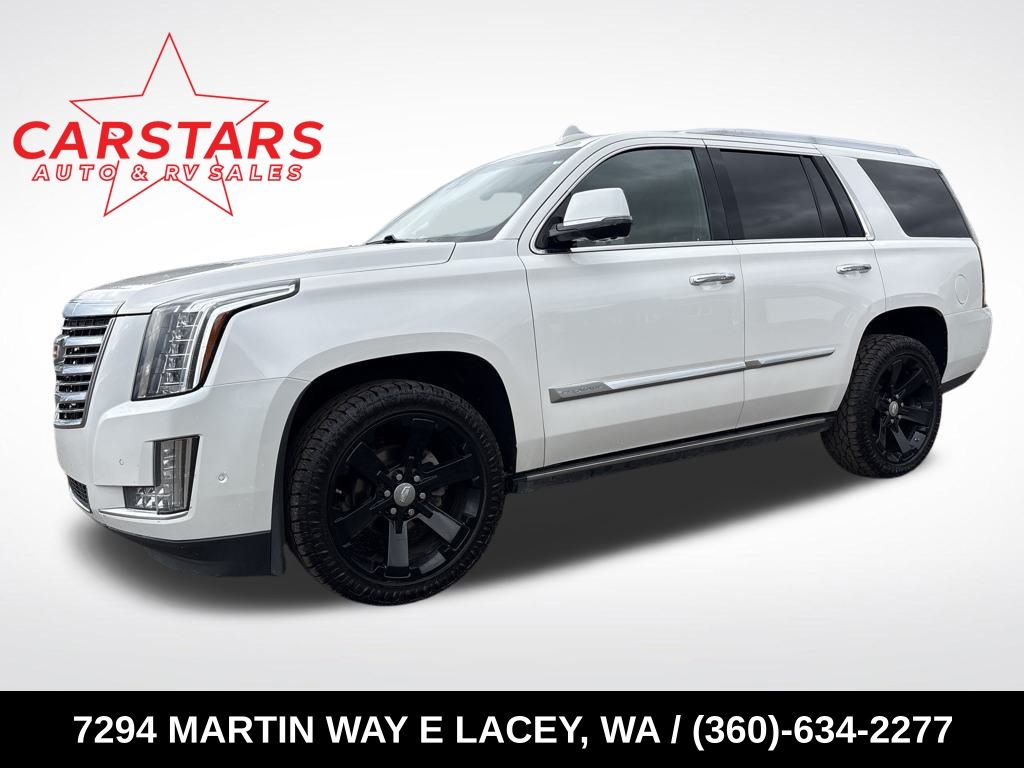 2019 Crystal White Tricoat Cadillac Escalade Platinum Edition SUV