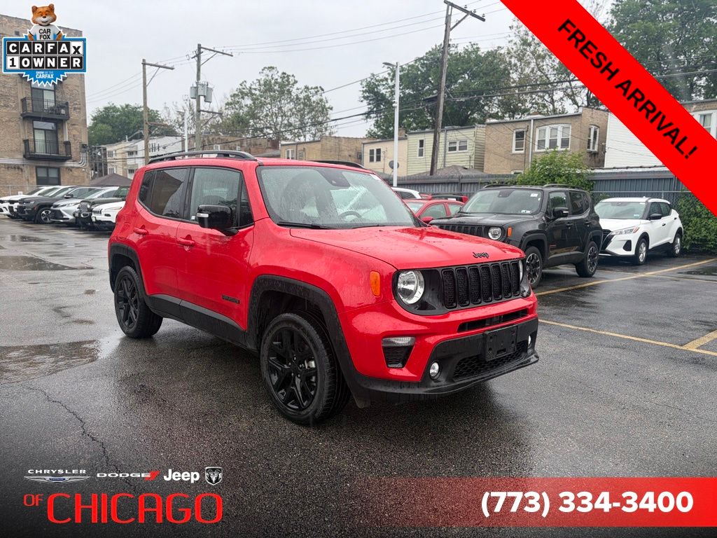 Colorado Red Clearcoat 2022 Jeep Renegade Altitude 4WD SUV / Crossover Four-Wheel Drive 9-Speed Automatic