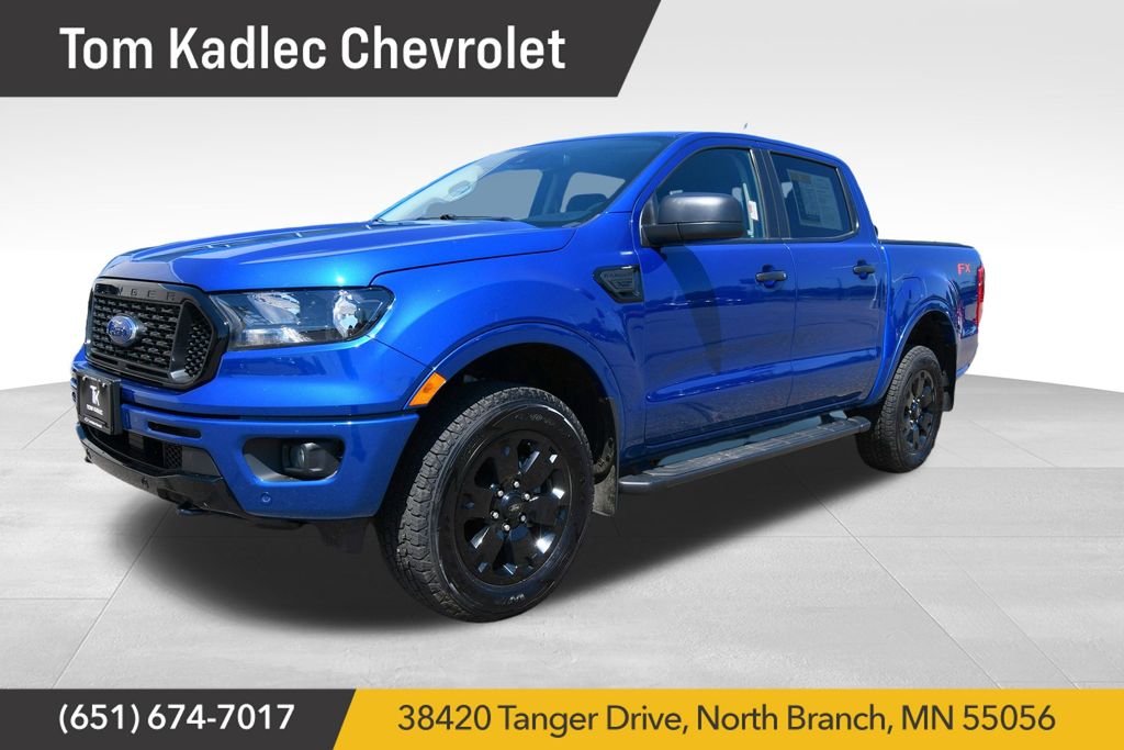 Lightning Blue Metallic 2020 Ford Ranger Pickup Truck Four-Wheel Drive Automatic