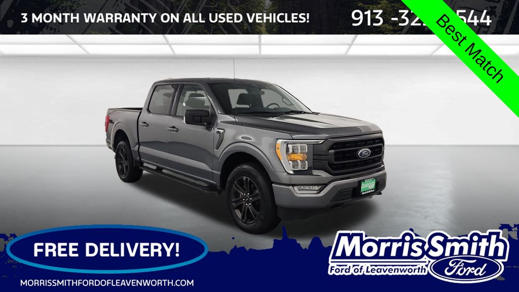 Carbonized Gray Metallic 2022 Ford F-150 Pickup Truck Four-Wheel Drive Automatic