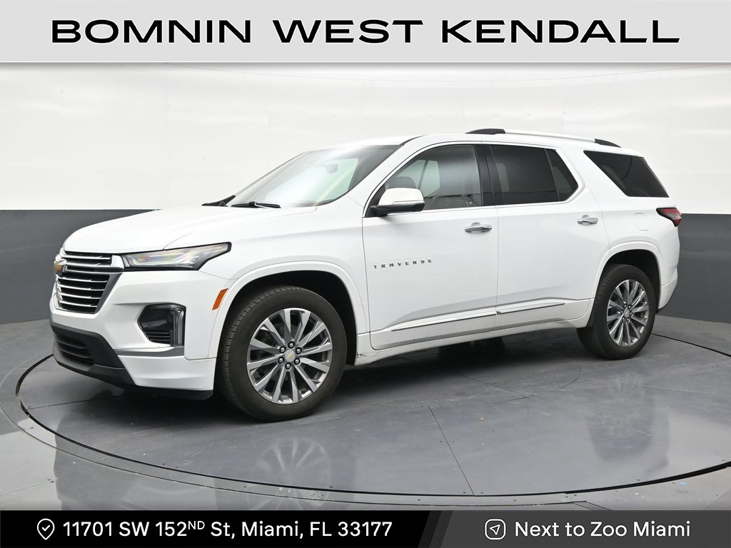 Summit White 2023 Chevrolet Traverse SUV / Crossover Front-Wheel Drive 9-Speed Automatic