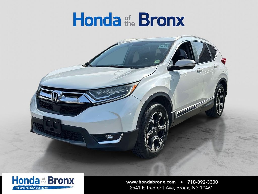 White 2017 Honda CR-V Touring AWD SUV / Crossover All-Wheel Drive Continuously Variable Transmission