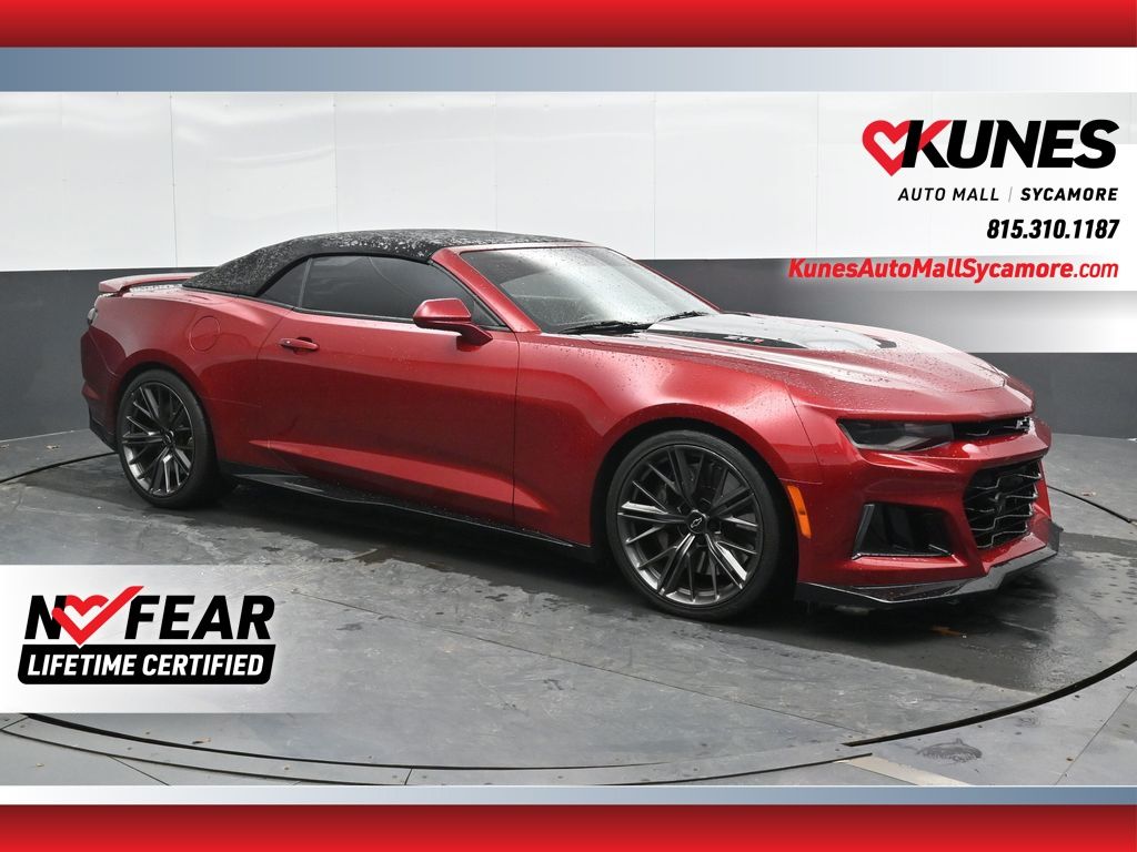 Wild Cherry Tintcoat 2021 Chevrolet Camaro ZL1 Convertible RWD Convertible Rear-Wheel Drive Automatic