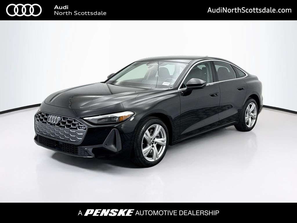 Black Metallic 2025 Audi A5 Sedan  7-Speed Automatic