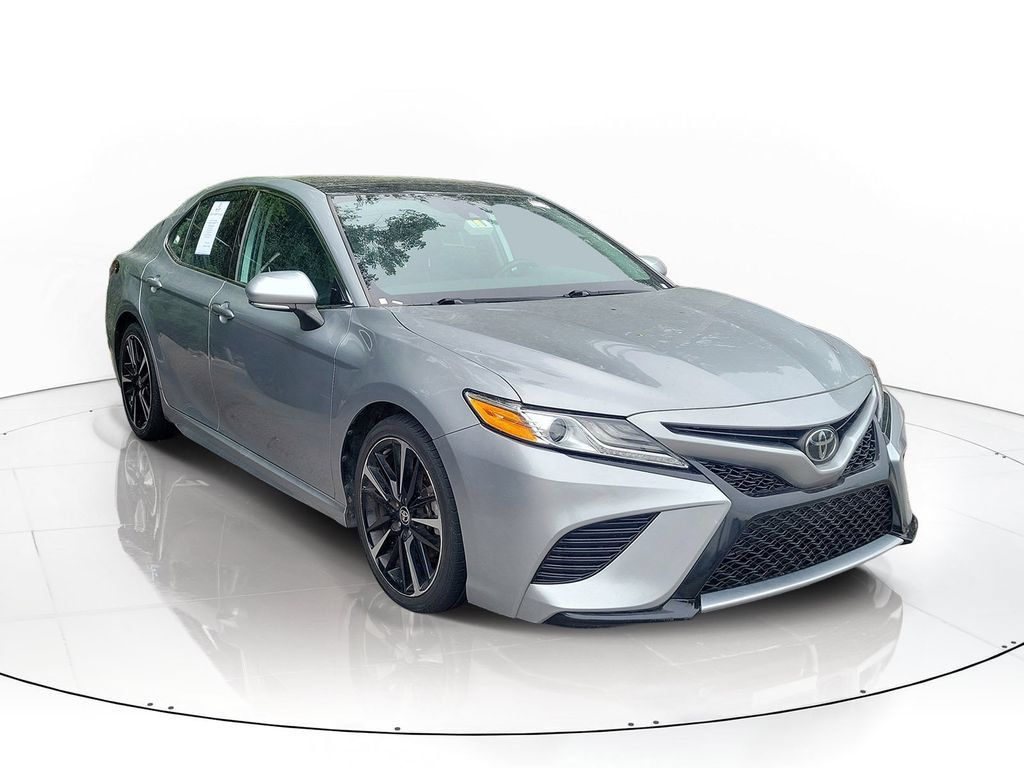 Celestial Silver Metallic 2020 Toyota Camry Sedan Front-Wheel Drive 8-Speed Automatic