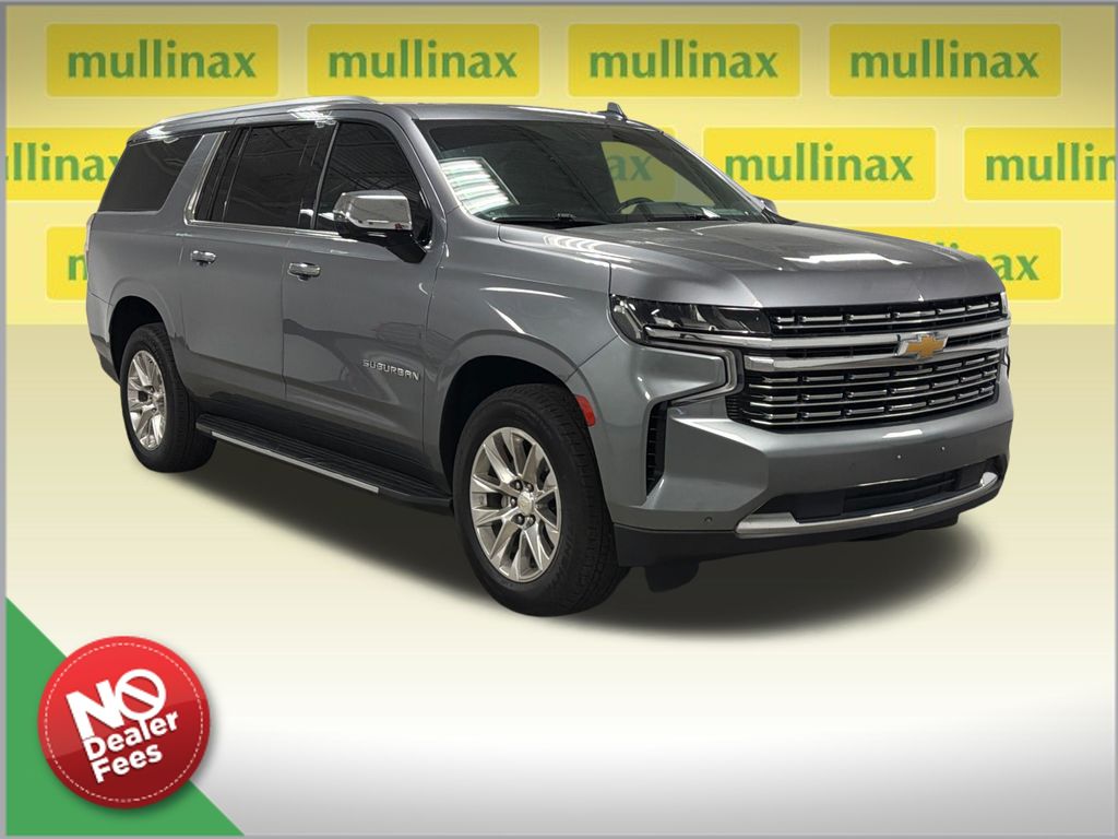 Gray (Satin Steel Metallic) 2021 Chevrolet Suburban SUV / Crossover Four-Wheel Drive