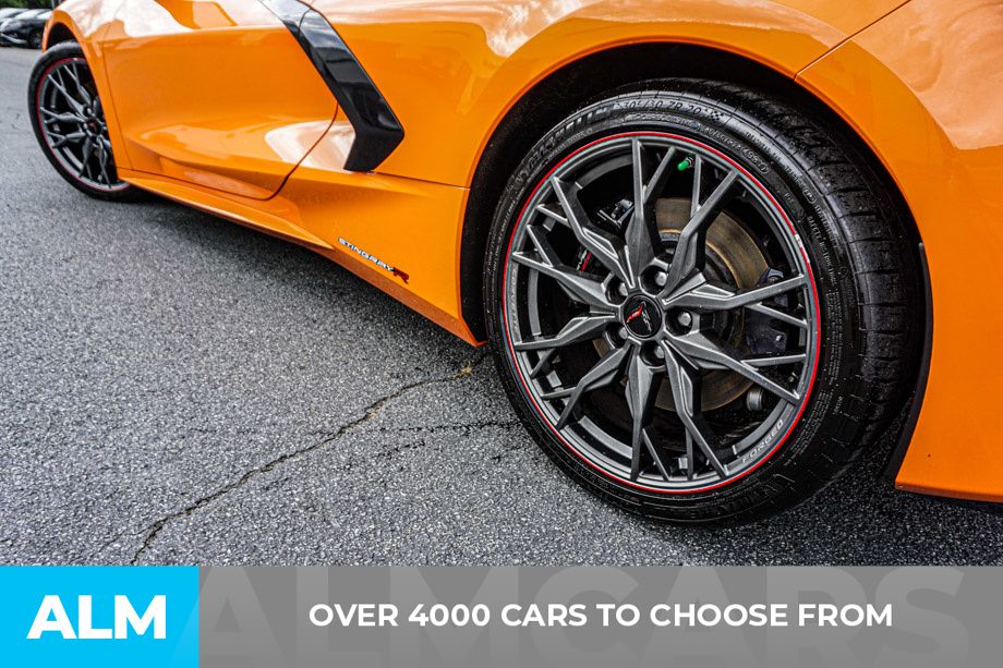 Used 2024 Orange Chevrolet Stingray image 2