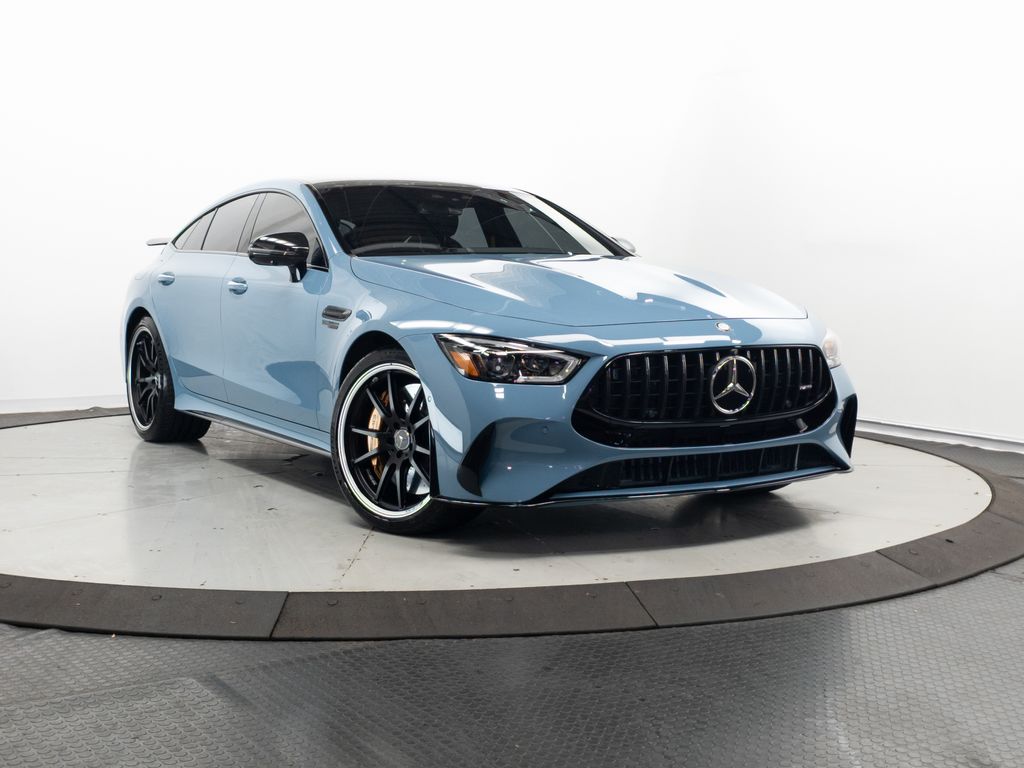 MANUFAKTUR Signature China Blue 2024 Mercedes-Benz AMG GT 63 S E Performance AWD Coupe All-Wheel Drive 9-Speed Automatic