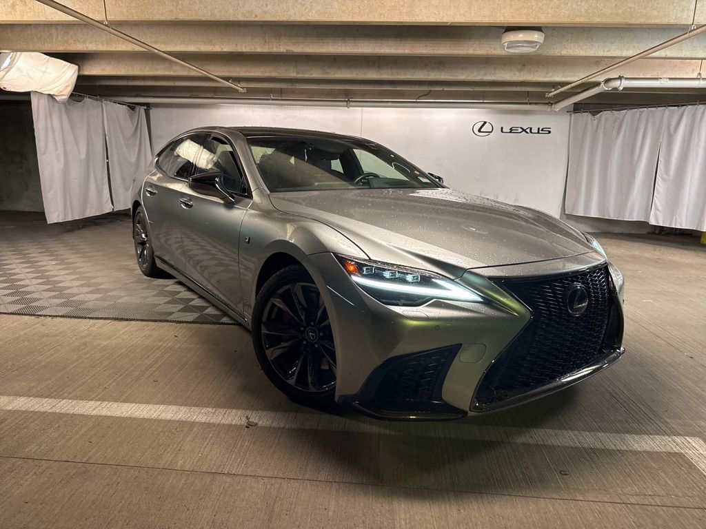 Atomic Silver 2023 Lexus LS 500 F Sport RWD Sedan Rear-Wheel Drive Automatic