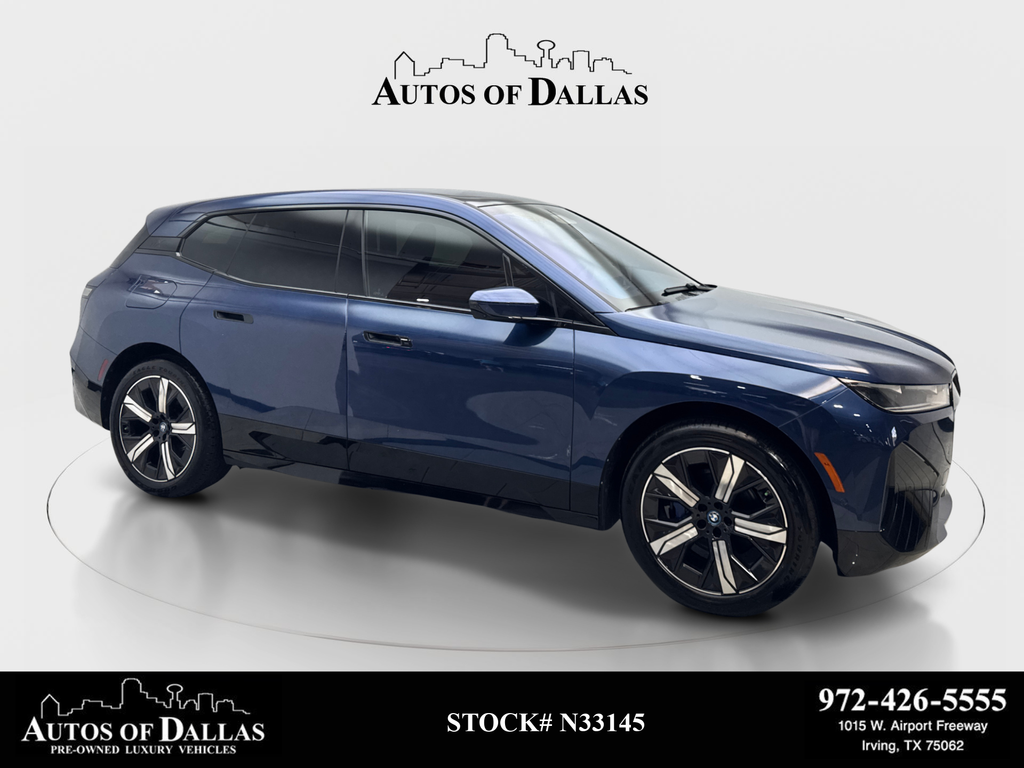 Phytonic Blue Metallic 2024 BMW iX SUV / Crossover All-Wheel Drive Automatic