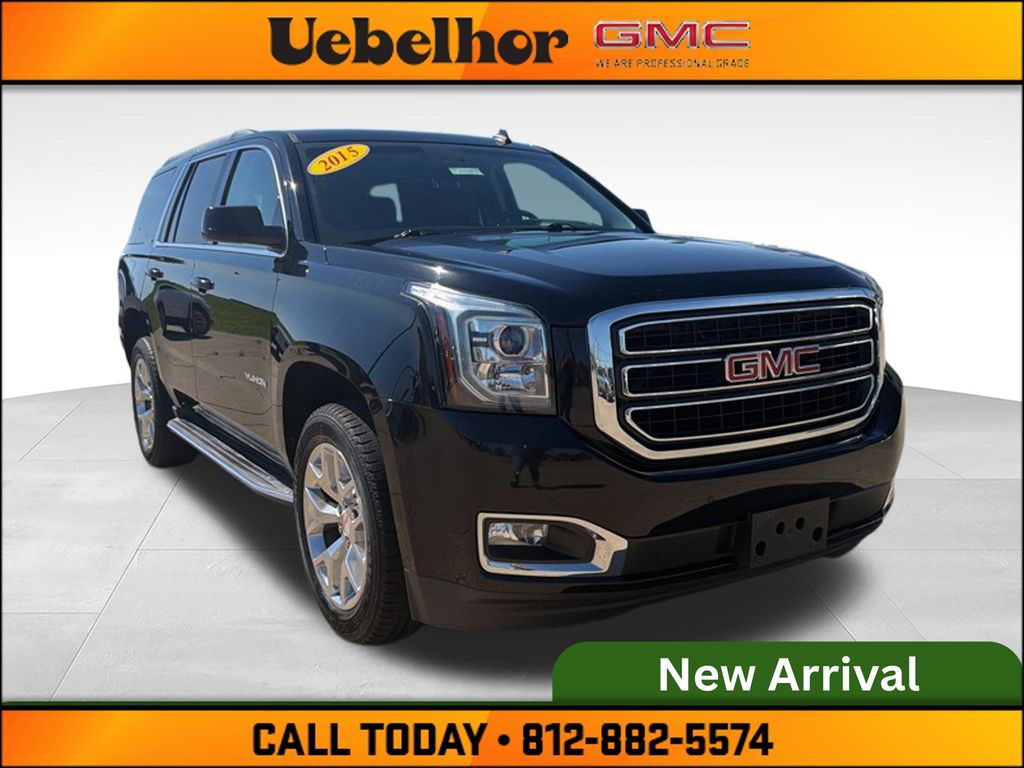Onyx Black 2015 GMC Yukon SLT 4WD SUV / Crossover Four-Wheel Drive 6-Speed Automatic Overdrive