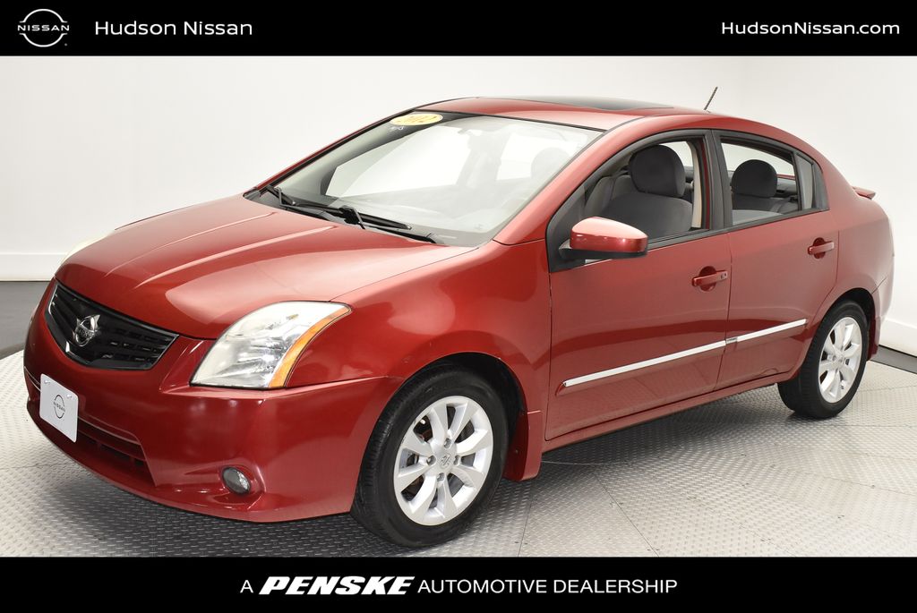 Red Brick 2012 Nissan Sentra Sedan Front-Wheel Drive Continuously Variable Transmission