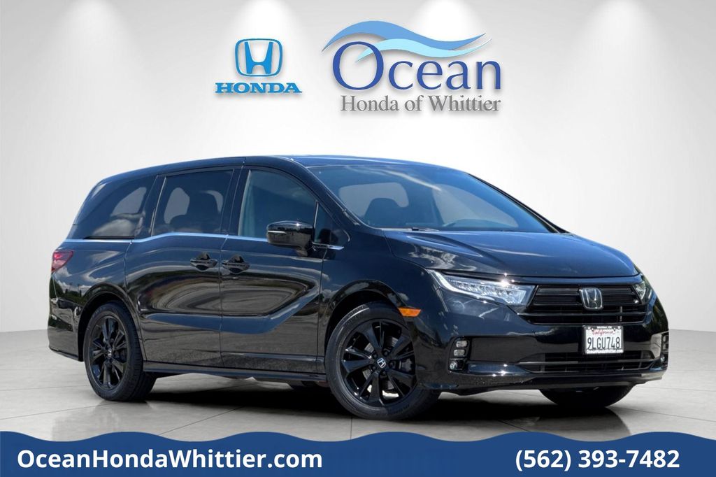 Crystal Black Pearl 2024 Honda Odyssey Sport FWD Minivan Front-Wheel Drive Automatic