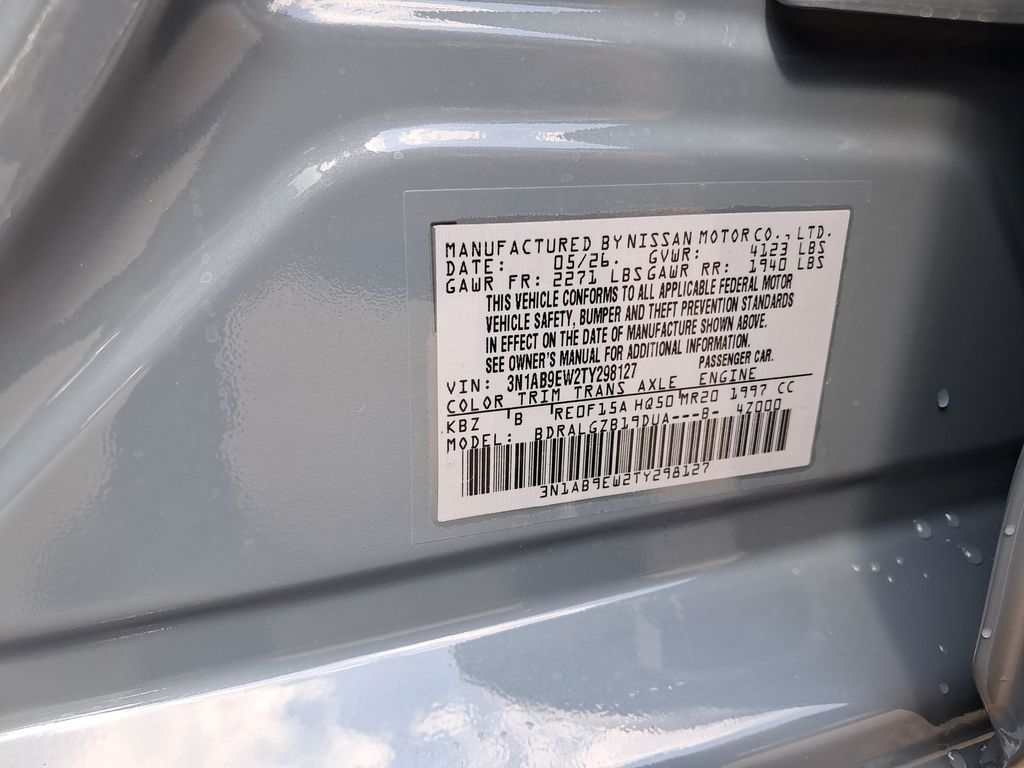 2026 Nissan Sentra SL Gray at Bob Ruth Ford