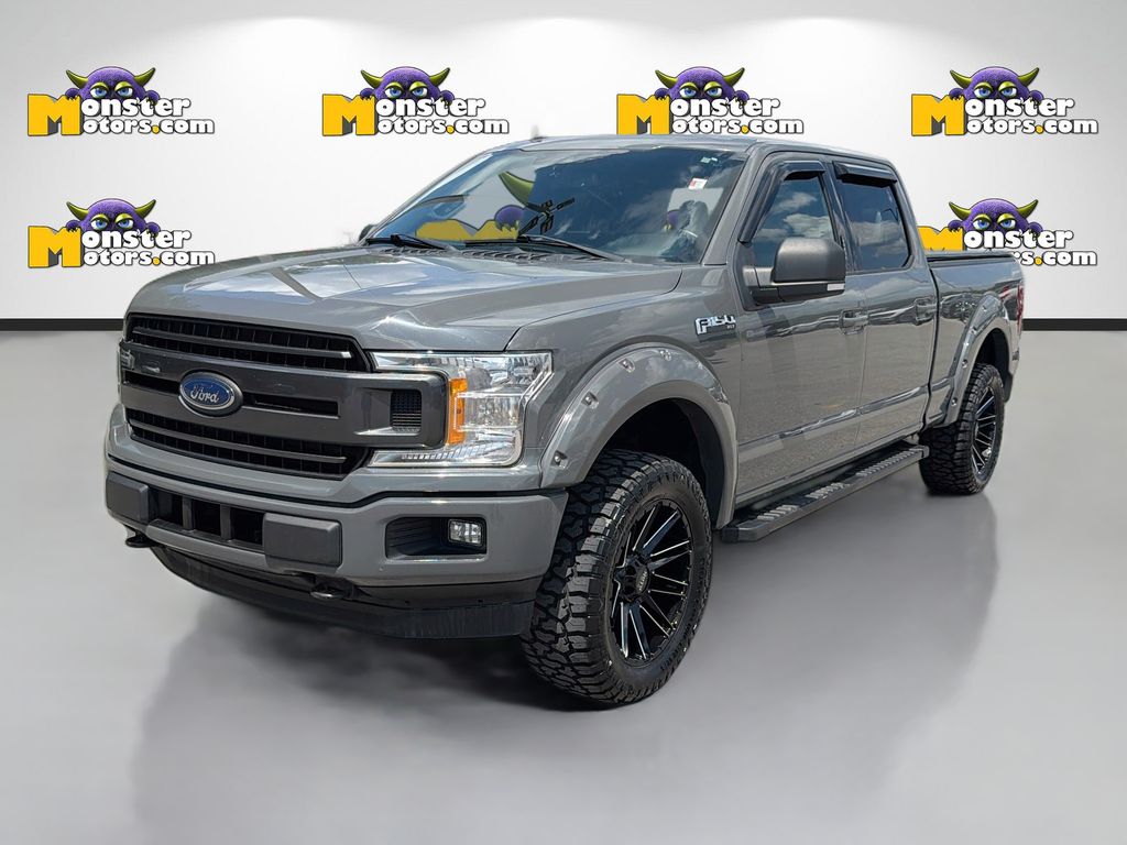 Gray 2020 Ford F-150 Pickup Truck Four-Wheel Drive Automatic