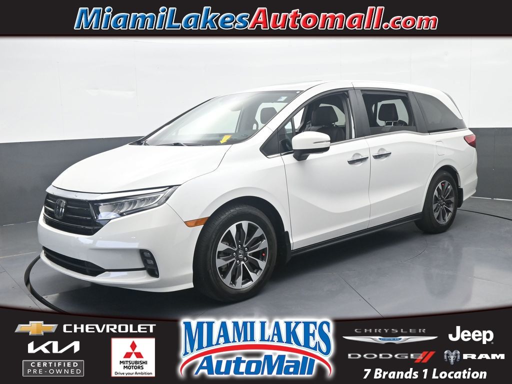 Platinum White 2024 Honda Odyssey Minivan Front-Wheel Drive Automatic