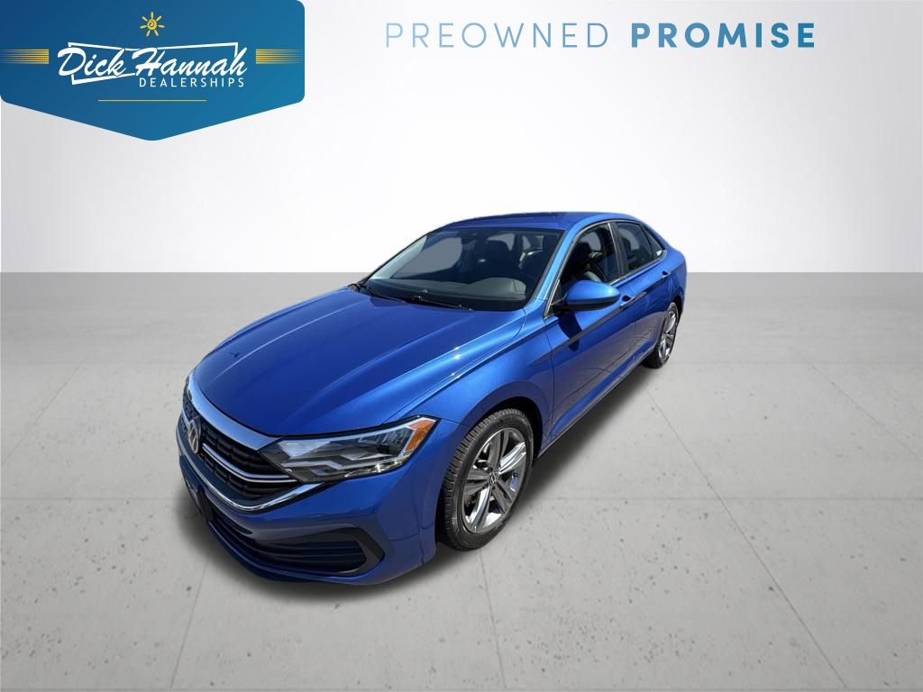 Rising Blue Metallic 2024 Volkswagen Jetta Sedan Front-Wheel Drive 8-Speed Automatic