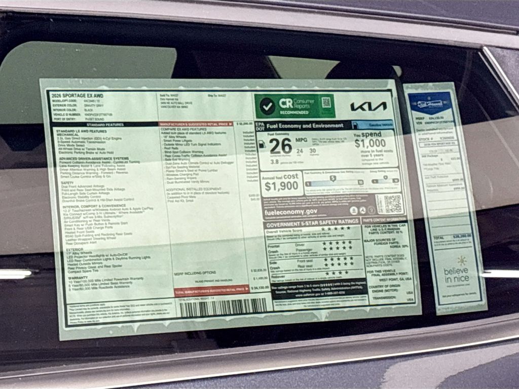 2026 Kia Sportage EX