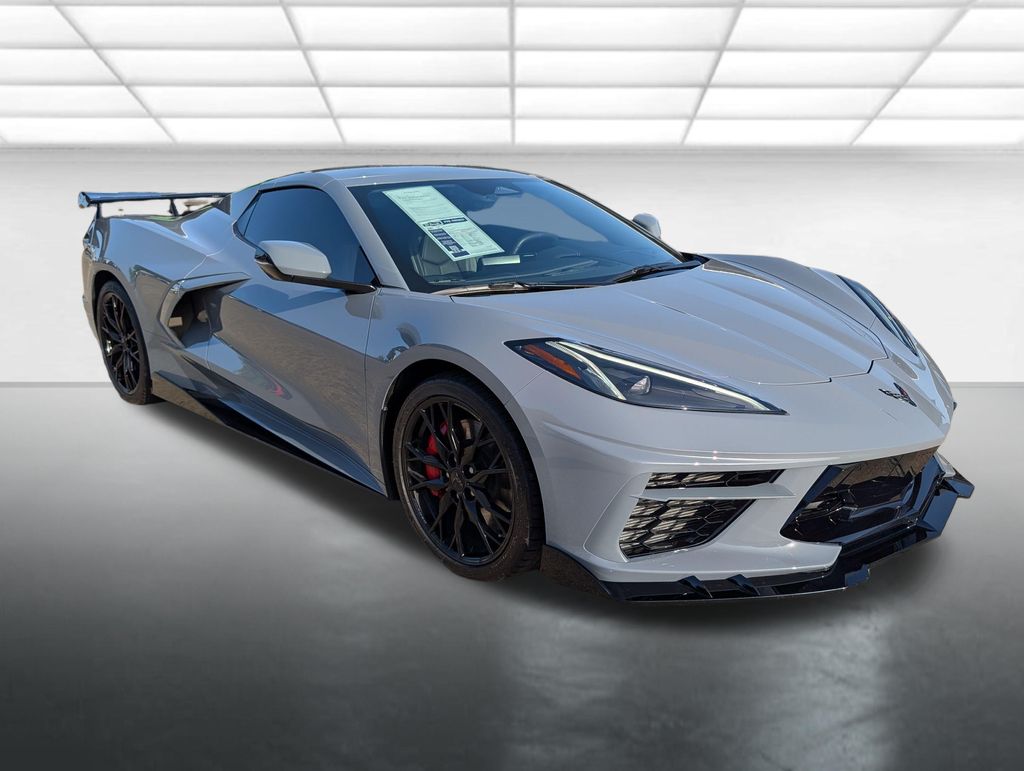 Sea Wolf Gray Tricoat 2024 Chevrolet Corvette Convertible Rear-Wheel Drive 8-Speed Dual Clutch