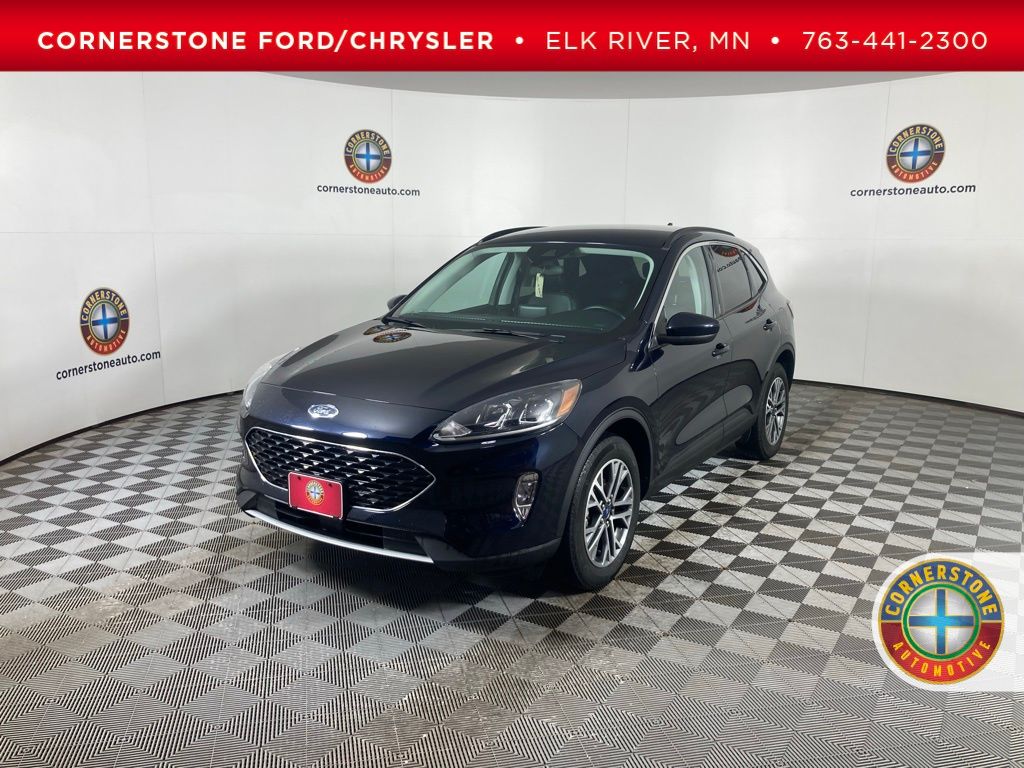 Blue 2021 Ford Escape SEL AWD SUV / Crossover All-Wheel Drive 8-Speed Automatic