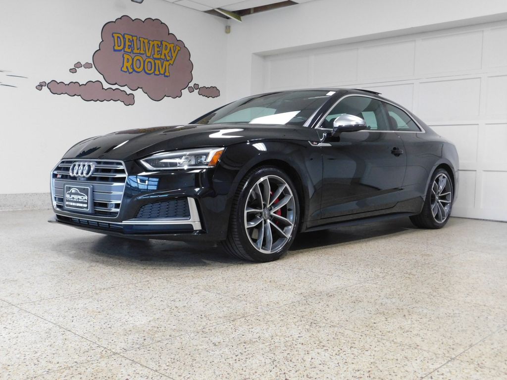 Brilliant Black 2018 Audi S5 Coupe All-Wheel Drive Automatic