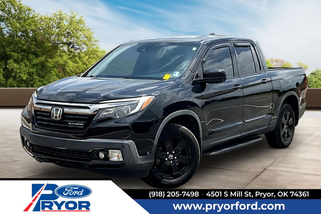 Black 2019 Honda Ridgeline Black Edition AWD Pickup Truck All-Wheel Drive 6-Speed Automatic
