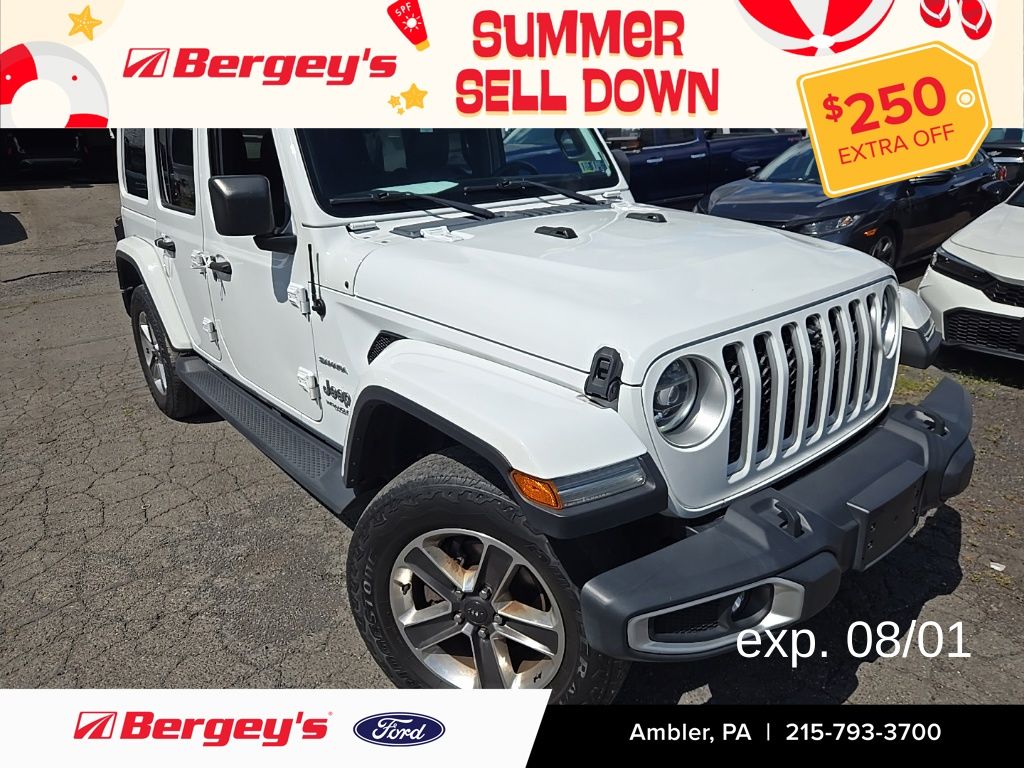 Bright White Clearcoat 2021 Jeep Wrangler SUV / Crossover Four-Wheel Drive 8-Speed Automatic