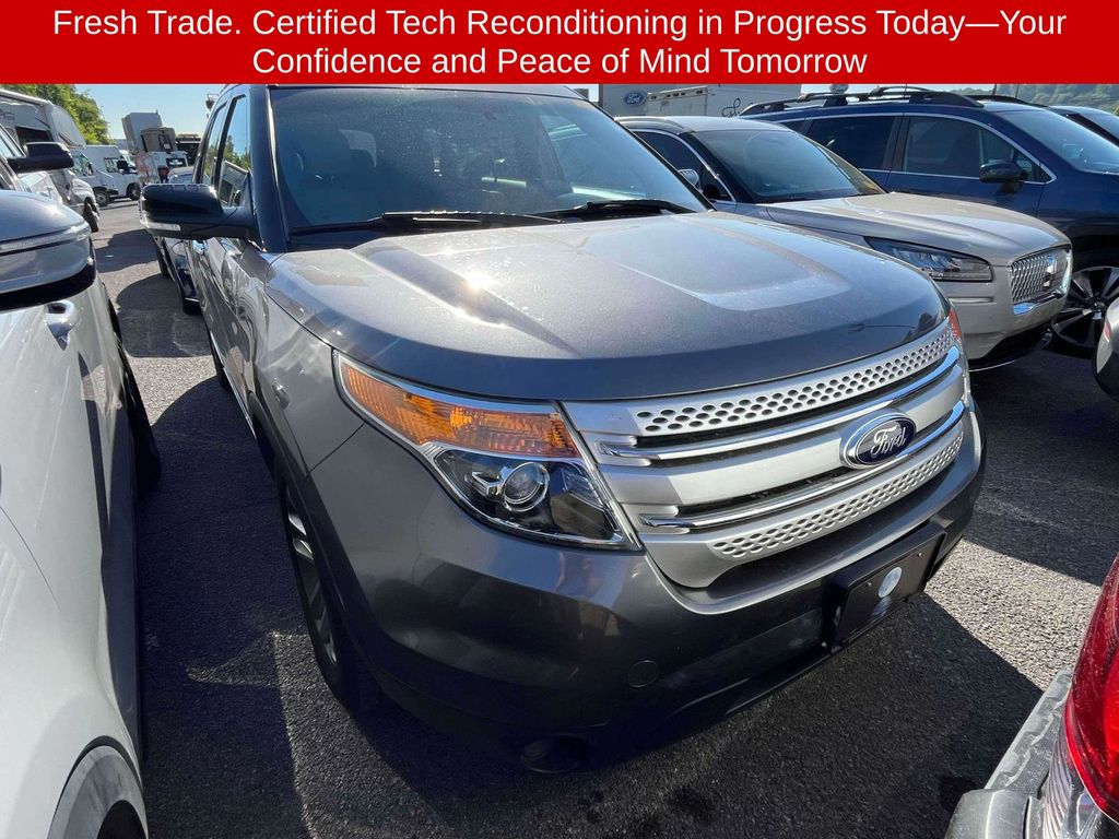 Sterling Gray Metallic 2014 Ford Explorer XLT SUV / Crossover Front-Wheel Drive 6-Speed Automatic