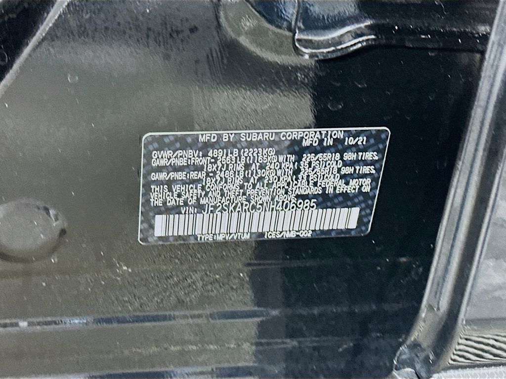Used 2022 Black Subaru Touring image 35